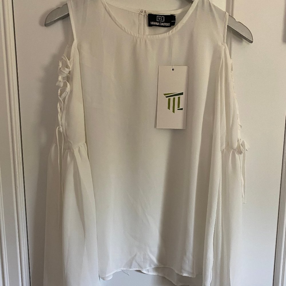 Vienna Couture White Women's Top